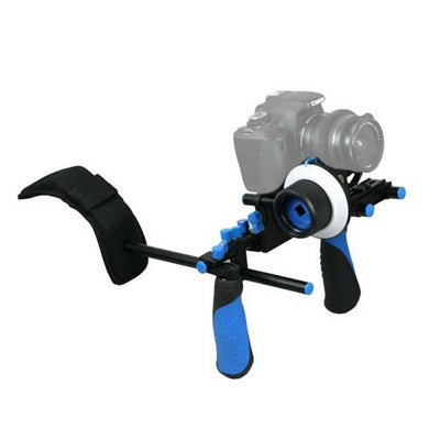 DSLR Shoulder Rig Kit With Follow Focus Matte Box And Counterweight