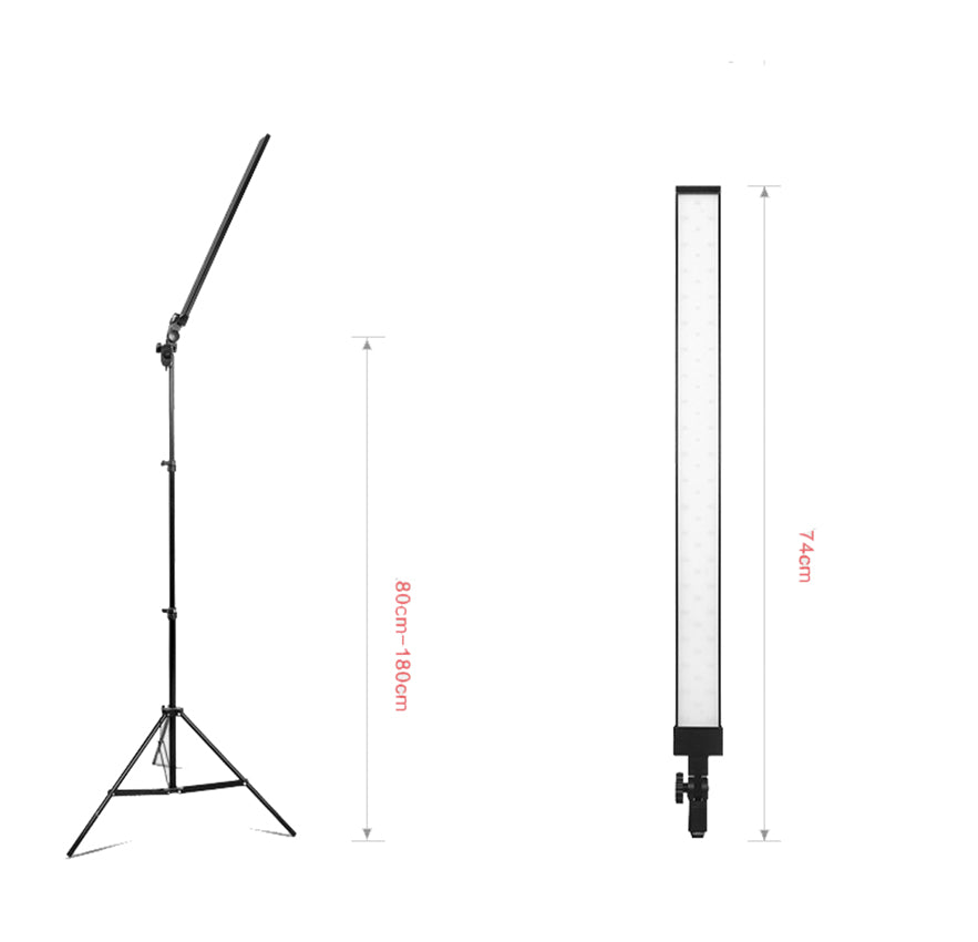 APEX Dimmable LED Bar 2pc Kit for Photo, Video and Studio