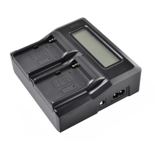 APEX Dual Slot Charger for Sony F550 F750 F970 Lithium Batteries