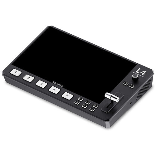 FeelWorld L4 HDMI Livestream Switcher with 10.1" LCD Monitor