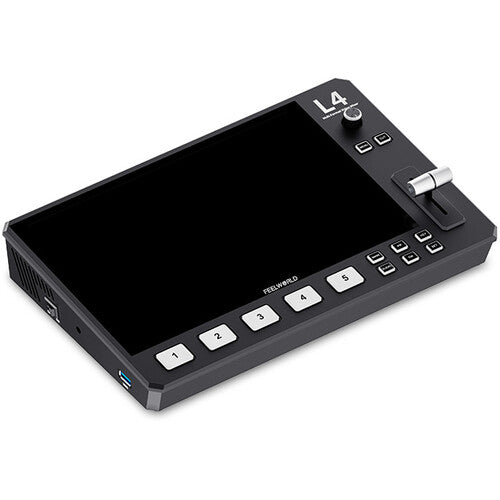 FeelWorld L4 HDMI Livestream Switcher with 10.1" LCD Monitor