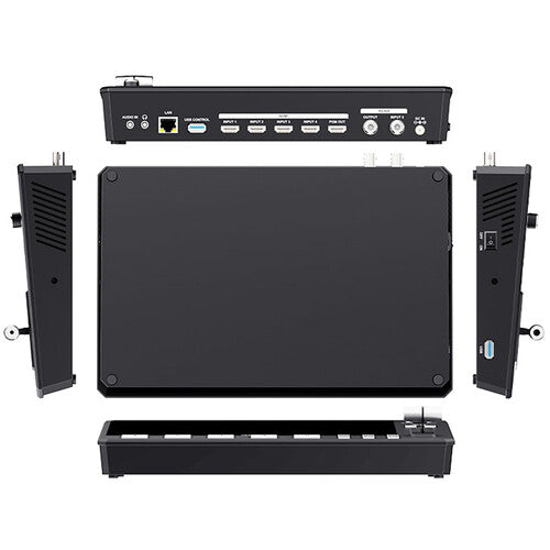 FeelWorld L4 HDMI Livestream Switcher with 10.1" LCD Monitor