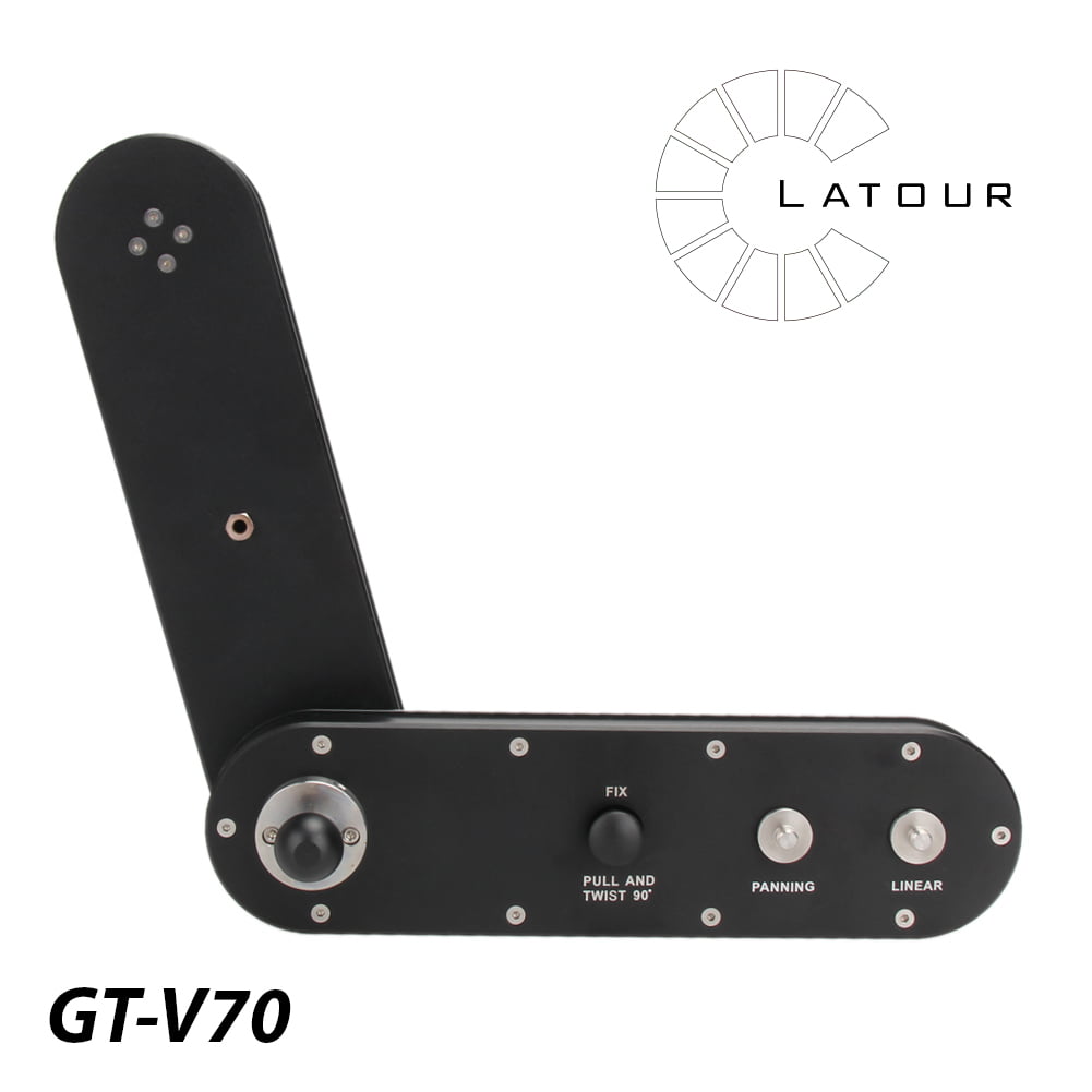 Latour Camera Slider Rail Track Dolly with Panning and Linear Motion Extends Up to 4× Distance