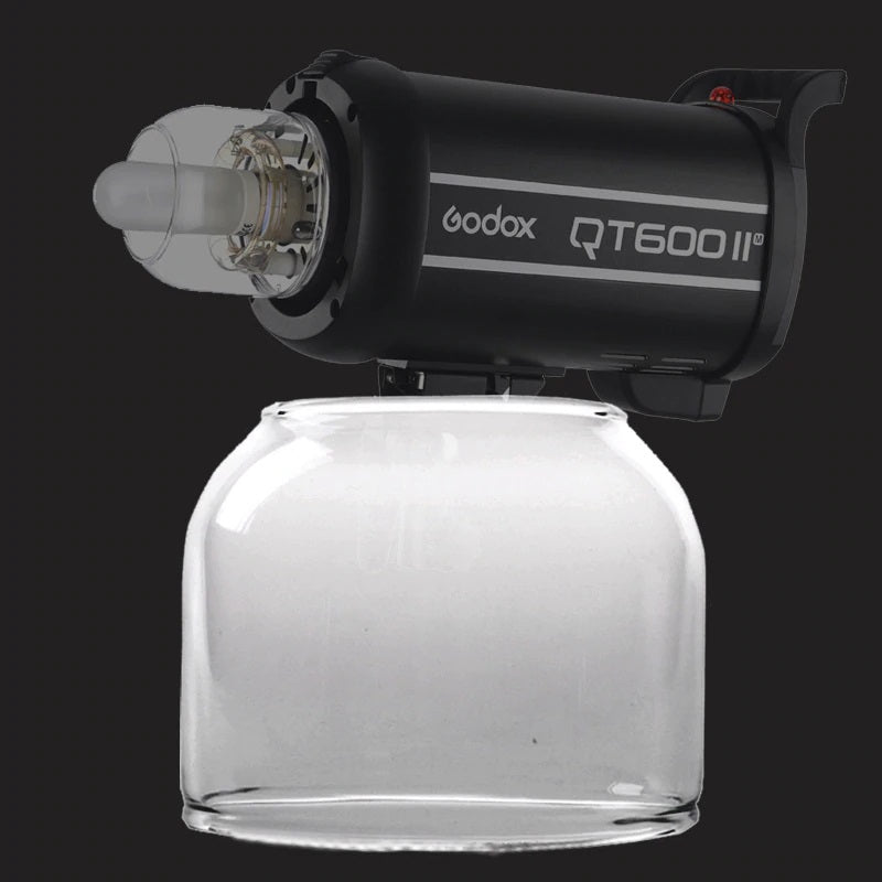 Godox Original Glass Cover Dome Lamp Protector Cap for Godox QT / QS / GT / GS / Quicker Series Studio Photo Strobe