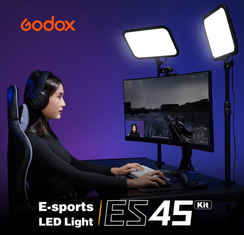 Godox E-sports Gaming LED Light ES45 Kit Softlight