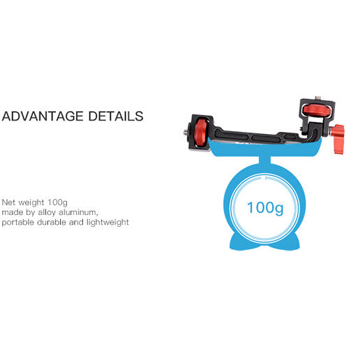 DigitalFoto Groot II Rotatable Monitor Bracket with Smartphone Clamp for Gimbals