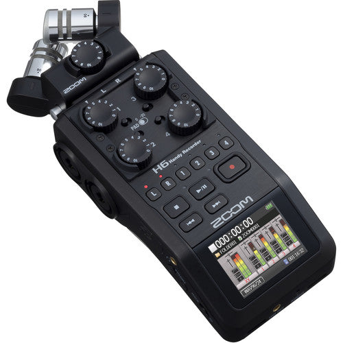 Zoom H6 All Black 6-Input Audio Recorder