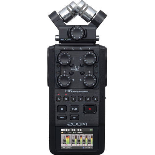 Zoom H6 All Black 6-Input Audio Recorder