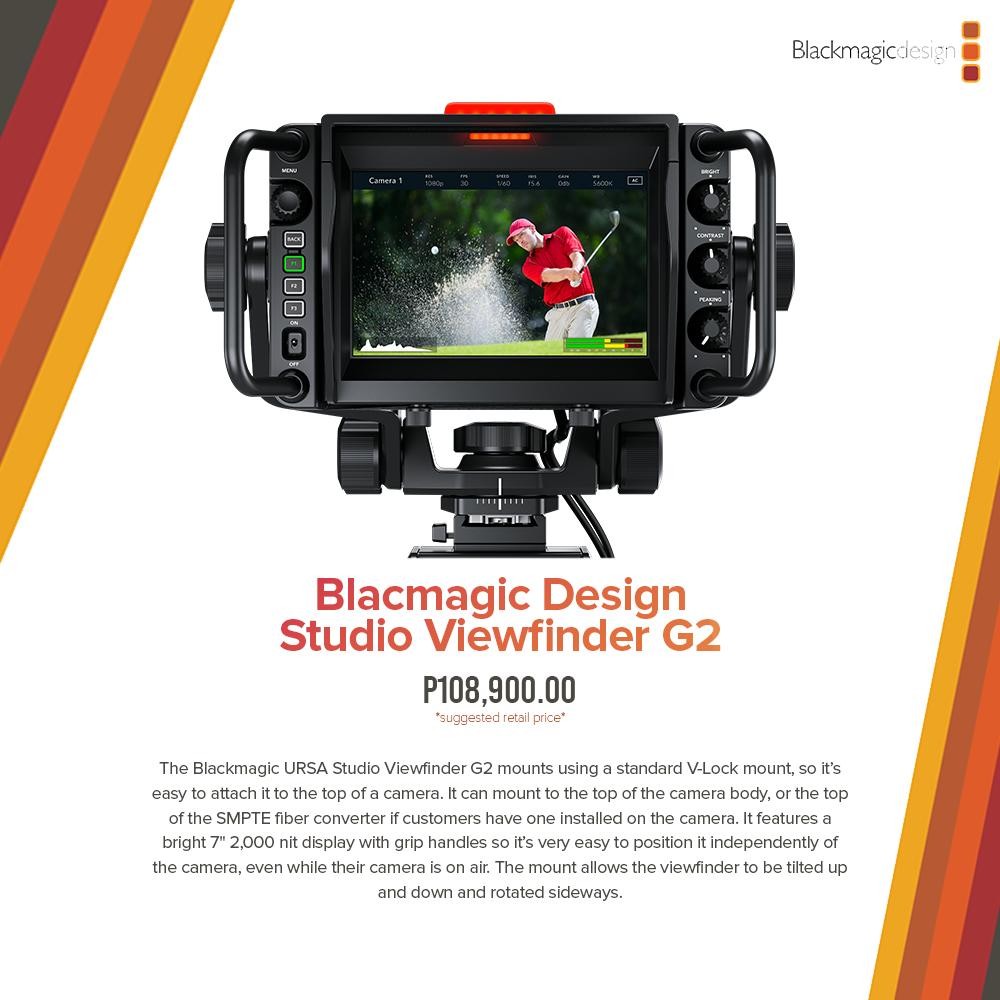 Blackmagic Design 7" URSA Studio Viewfinder G2