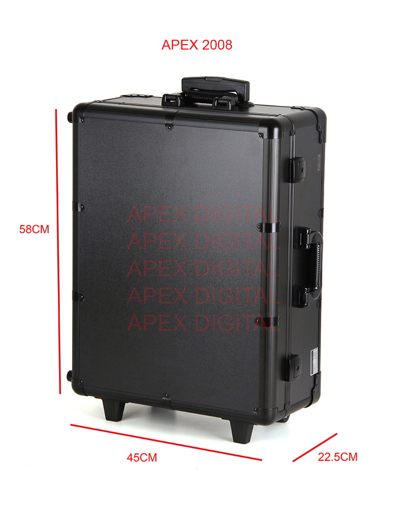 APEX 2008 Heavy Duty Trolley Makeup Case