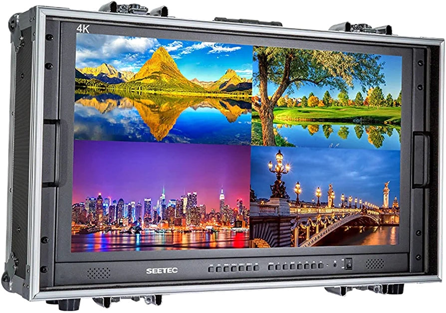 SEETEC 4K280-9HSD-CO 28-inch 4K Quad-Split LCD Monitors，3840×2160 3G SDI 4K HDMI IPS Full HD 8 Bit for Professional Live Event Post Production Director Film Camera Field