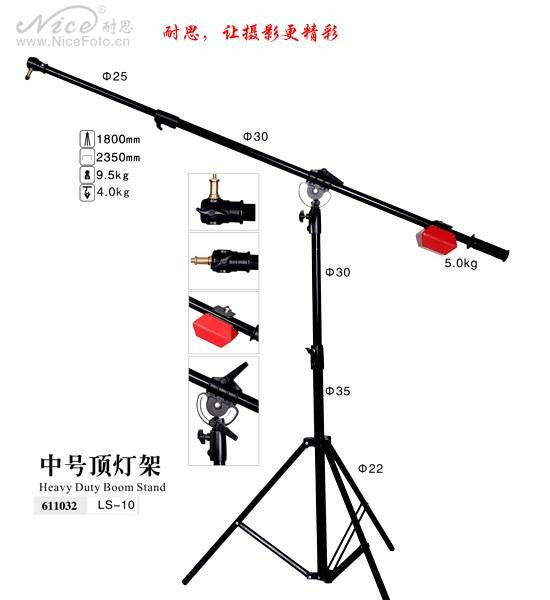 Nicefoto LS-10 Heavy Duty Boom Stand with Counterweight