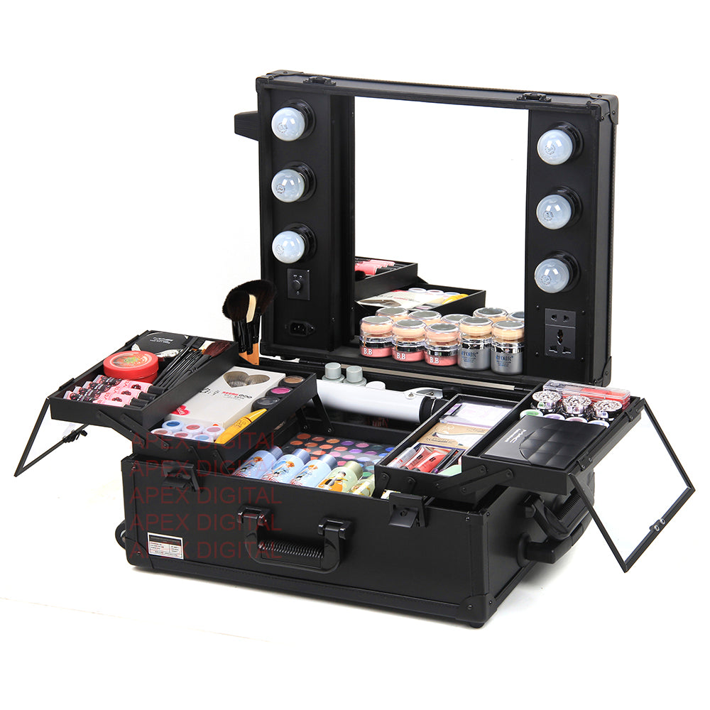 APEX 495 Heavy Duty Trolley Makeup Case