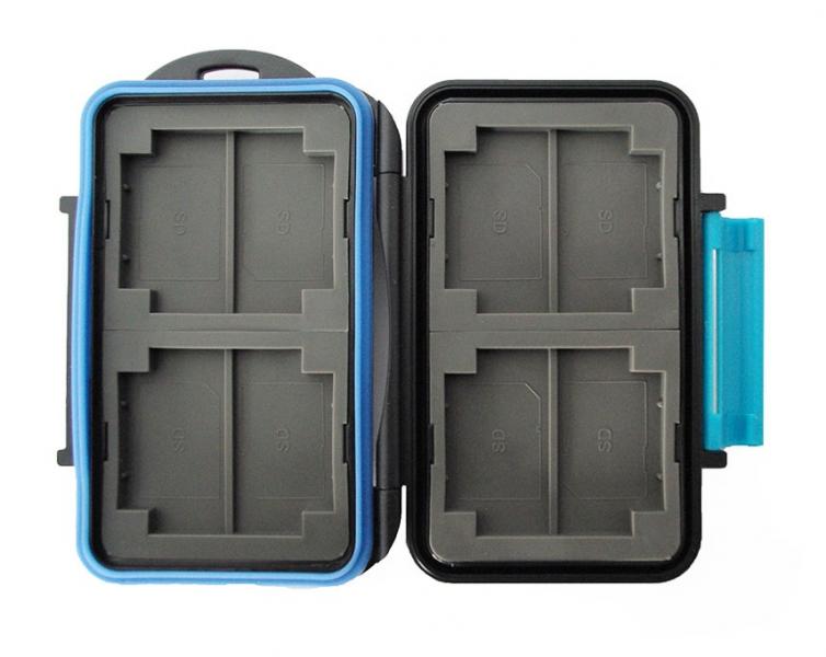 JJC MC-2 Rugged Waterproof Memory Card Case (4x CF / 8x SD)