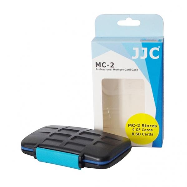 JJC MC-2 Rugged Waterproof Memory Card Case (4x CF / 8x SD)