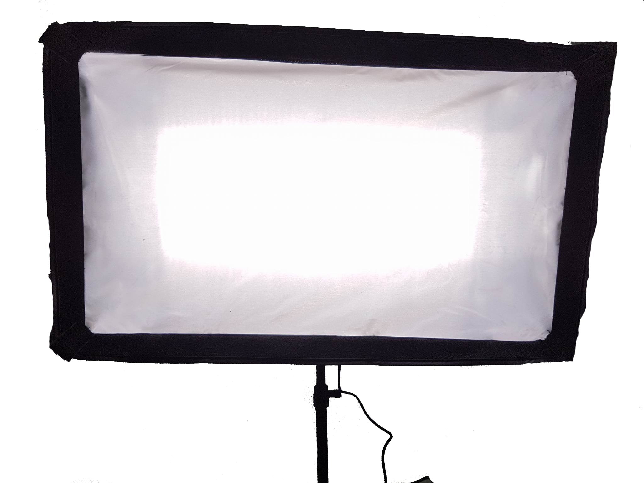 APEX JY-1000 Dimmable LED 960pins 5600K Video Light Panel with Barndoor and Grided Softbox