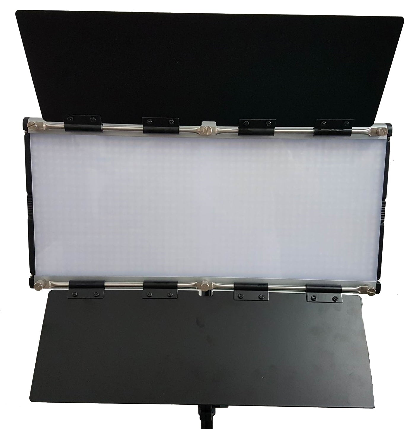 APEX JY-1000 Dimmable LED 960pins 5600K Video Light Panel with Barndoor and Grided Softbox