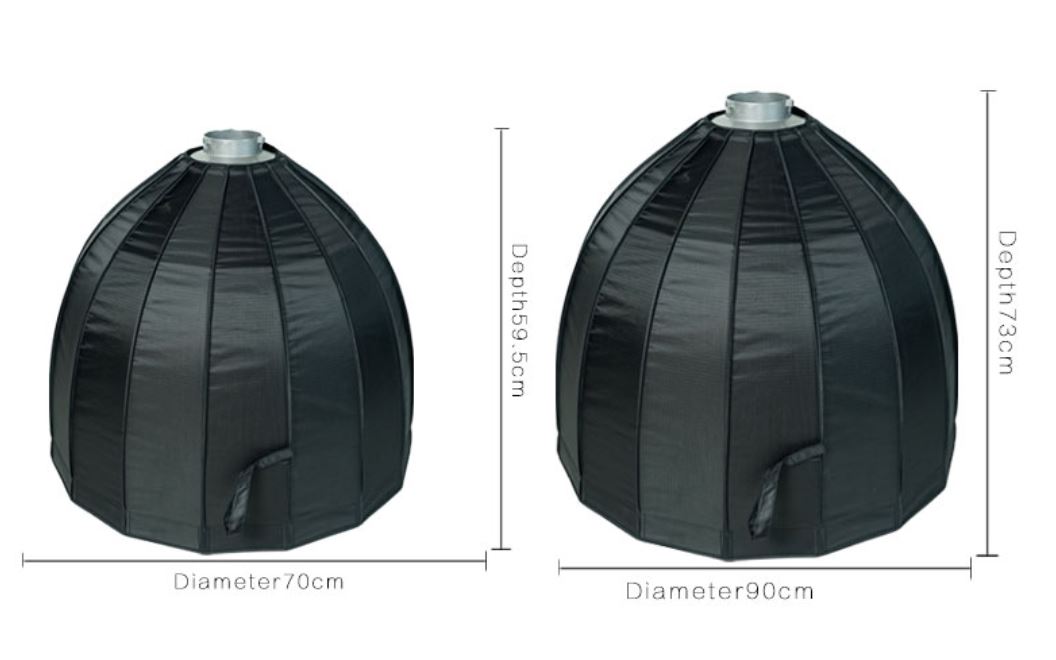 APEX Umbrella Type Deep Softbox Bowen Mount with Grid (D70 D90 D120)