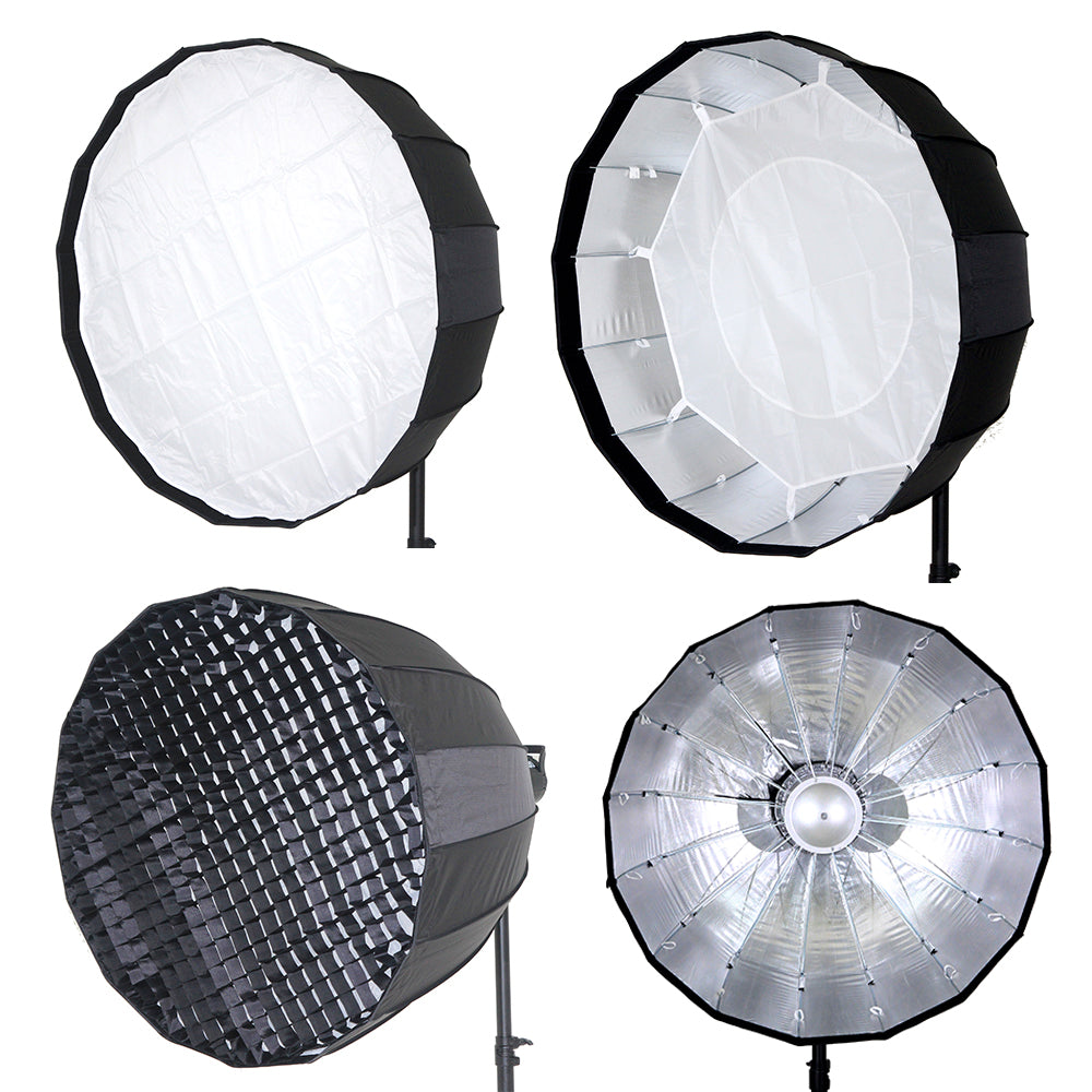 APEX Umbrella Type Deep Softbox Bowen Mount with Grid (D70 D90 D120)