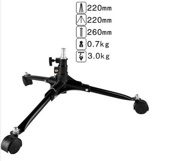 NICEFOTO LS-20 STUDIO FLASH FLOOR STAND WITH WHEELS 220MM