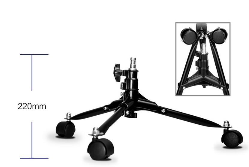 NICEFOTO LS-20 STUDIO FLASH FLOOR STAND WITH WHEELS 220MM