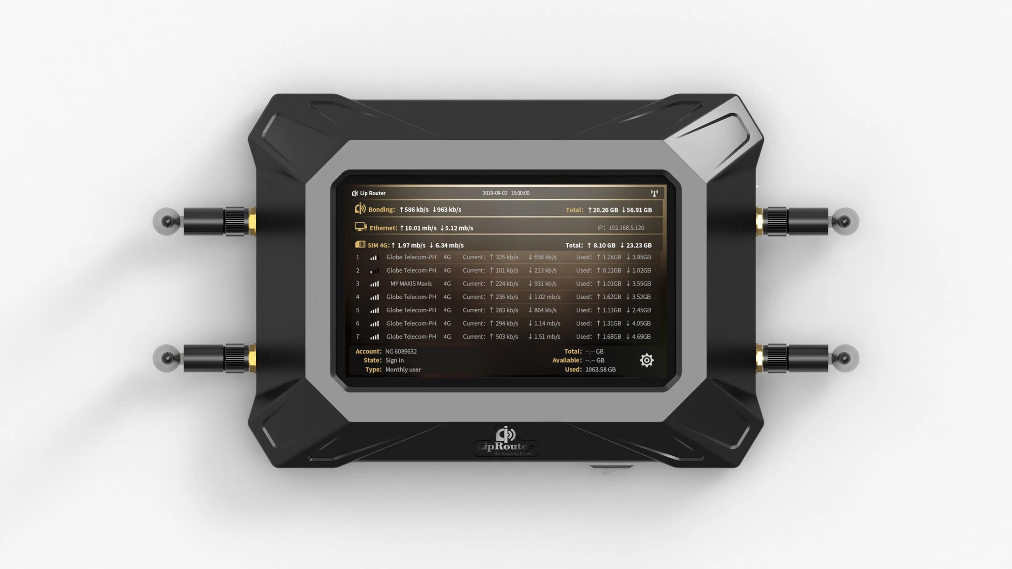 LipRouter 4G Bonding Router