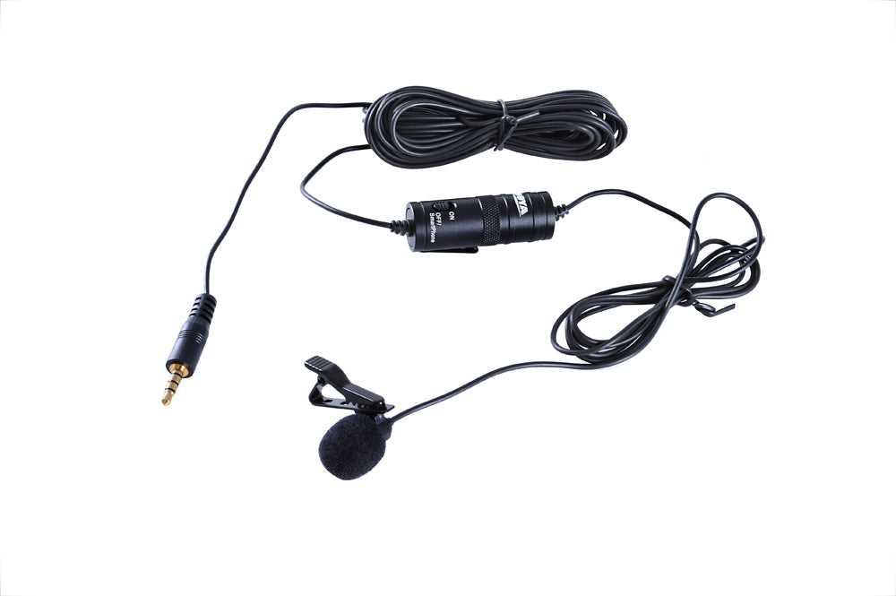 Boya BY-M1 Omni-Directional Lavalier Microphone for Smartphones and DSLR Cameras