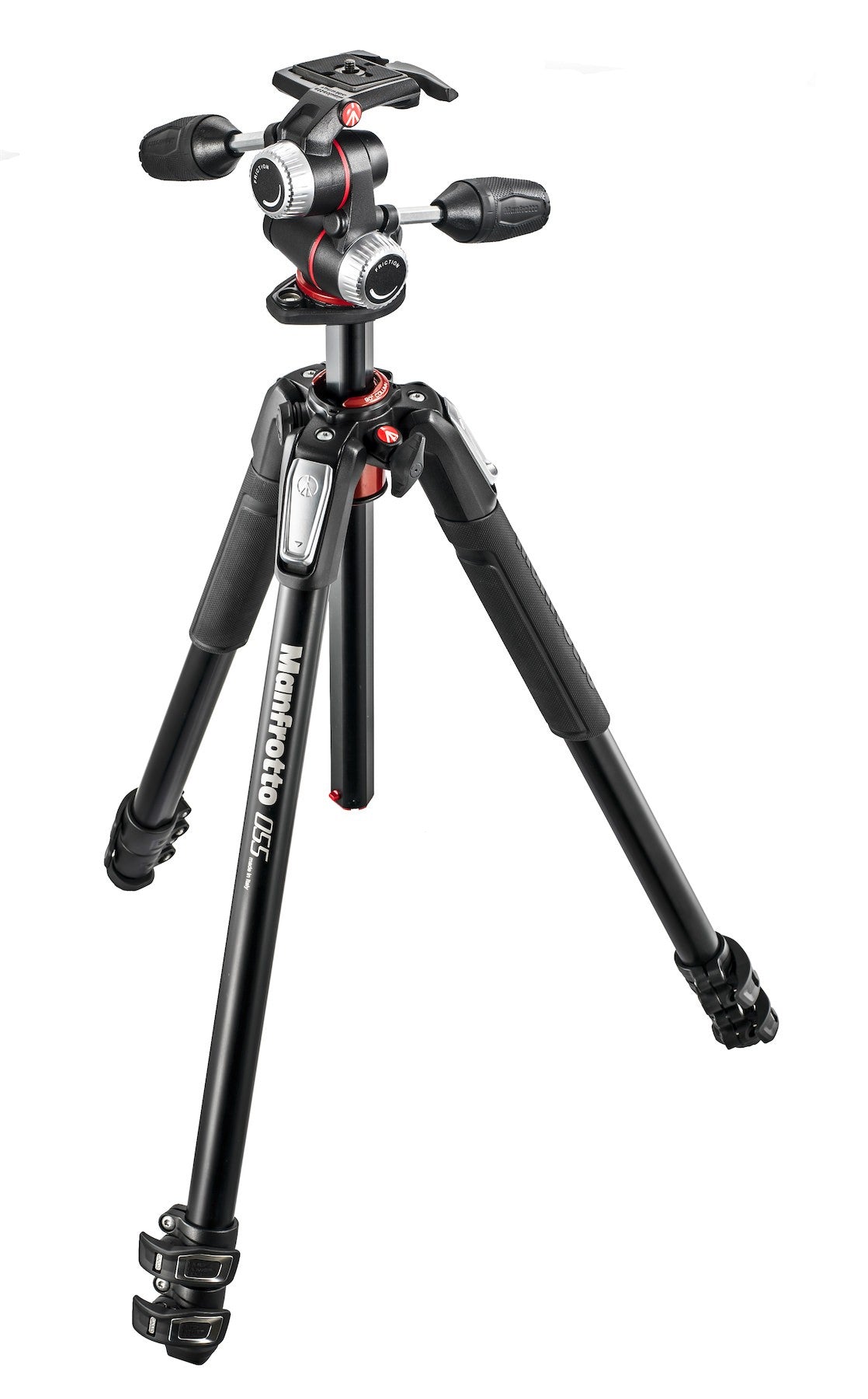 Manfrotto MK055XPRO3-3W, 055 Aluminum 3-Section Tripod Kit with 3-Way Head