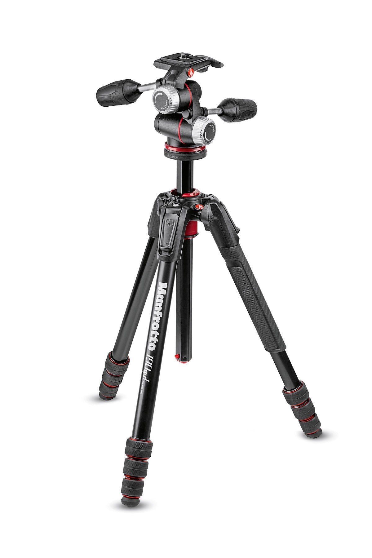 Manfrotto MK190GOA4-3WX 190go! MS Aluminum Tripod Kit 4-Section with XPRO 3-Way Head