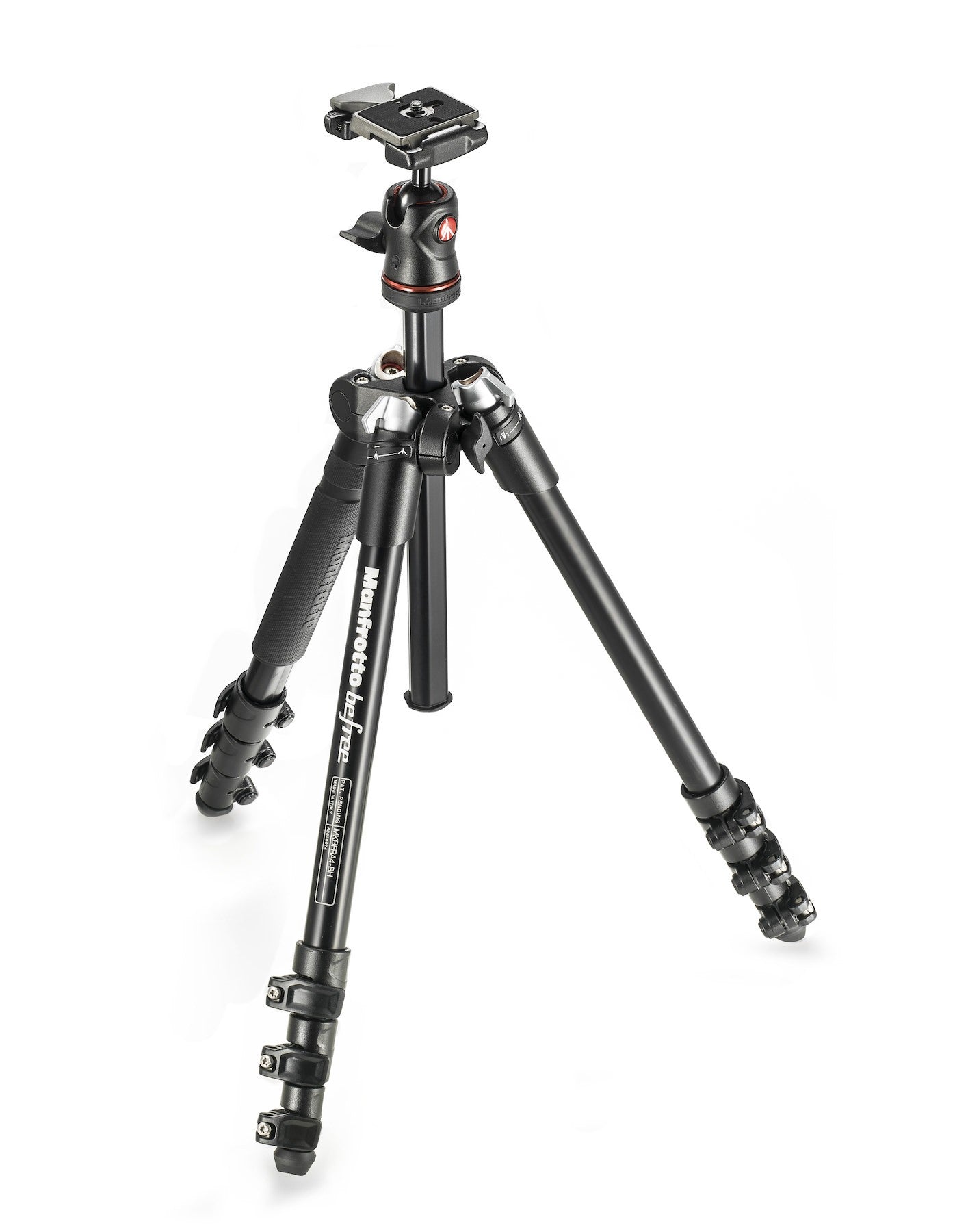 Manfrotto MKBFRA4-BH Befree Aluminum Travel Tripod with Ball Head, Black