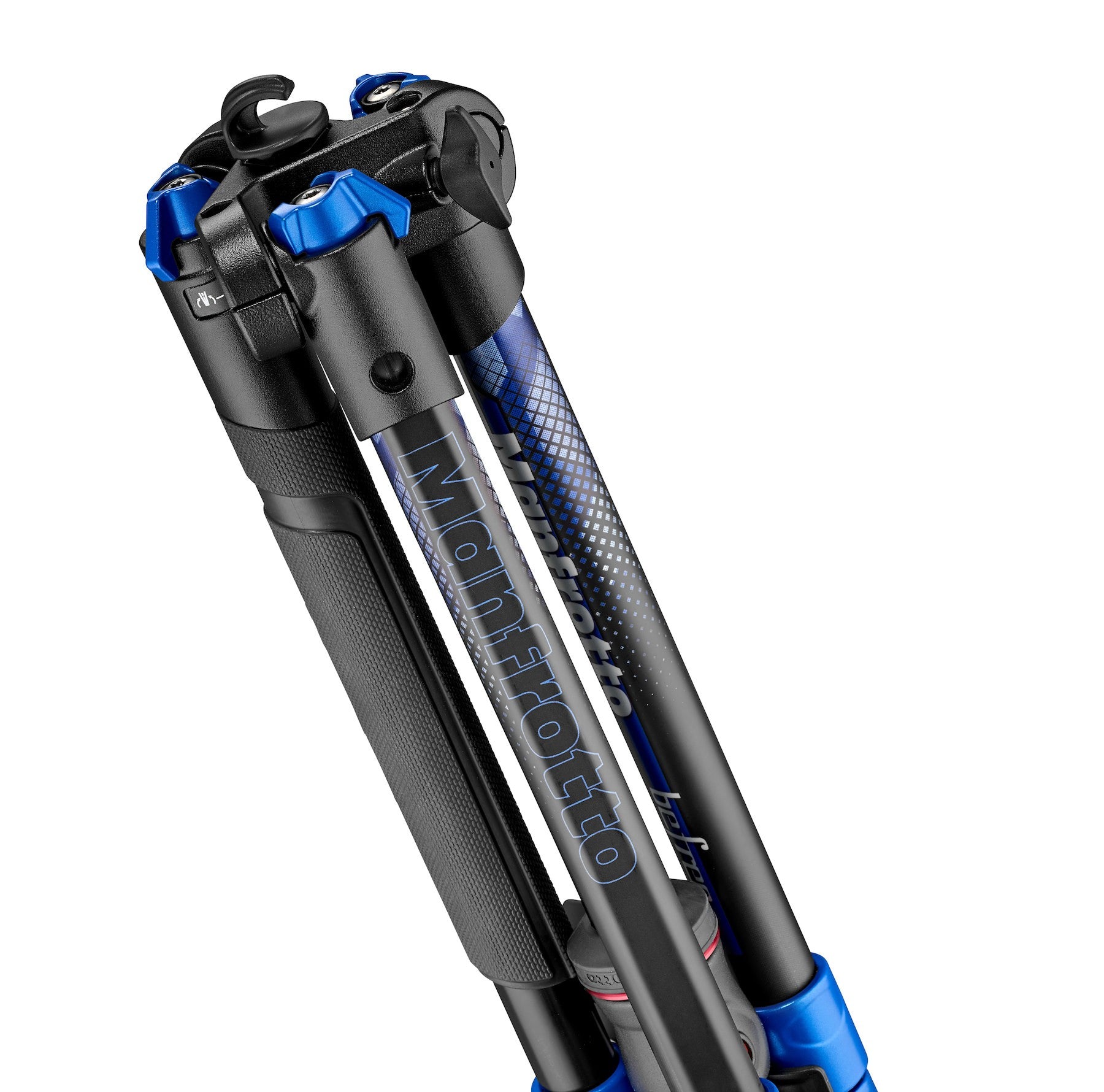 Manfrotto MKBFRA4BL-BH BeFree Color Aluminium Travel Tripod Kit, Blue