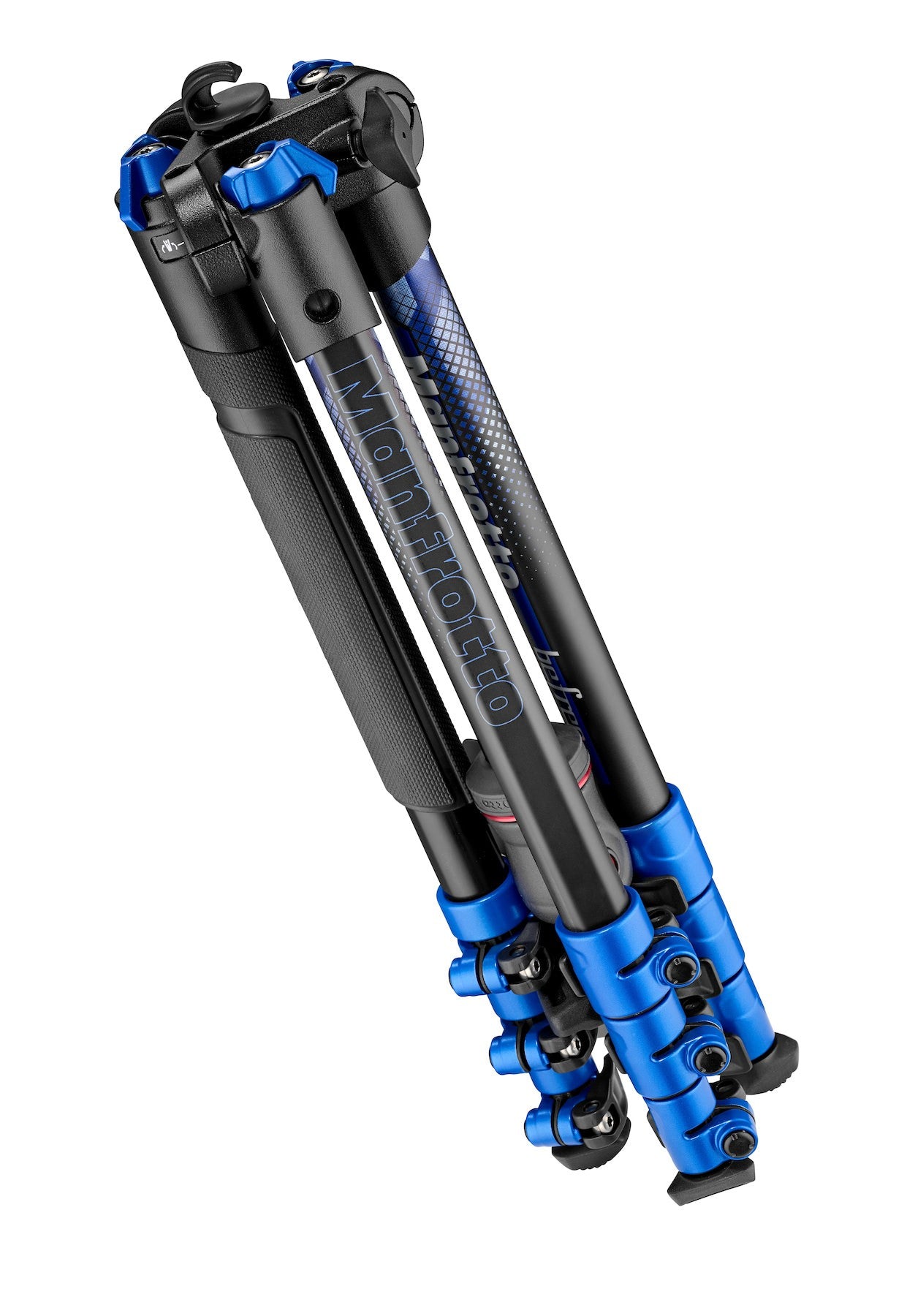 Manfrotto MKBFRA4BL-BH BeFree Color Aluminium Travel Tripod Kit, Blue