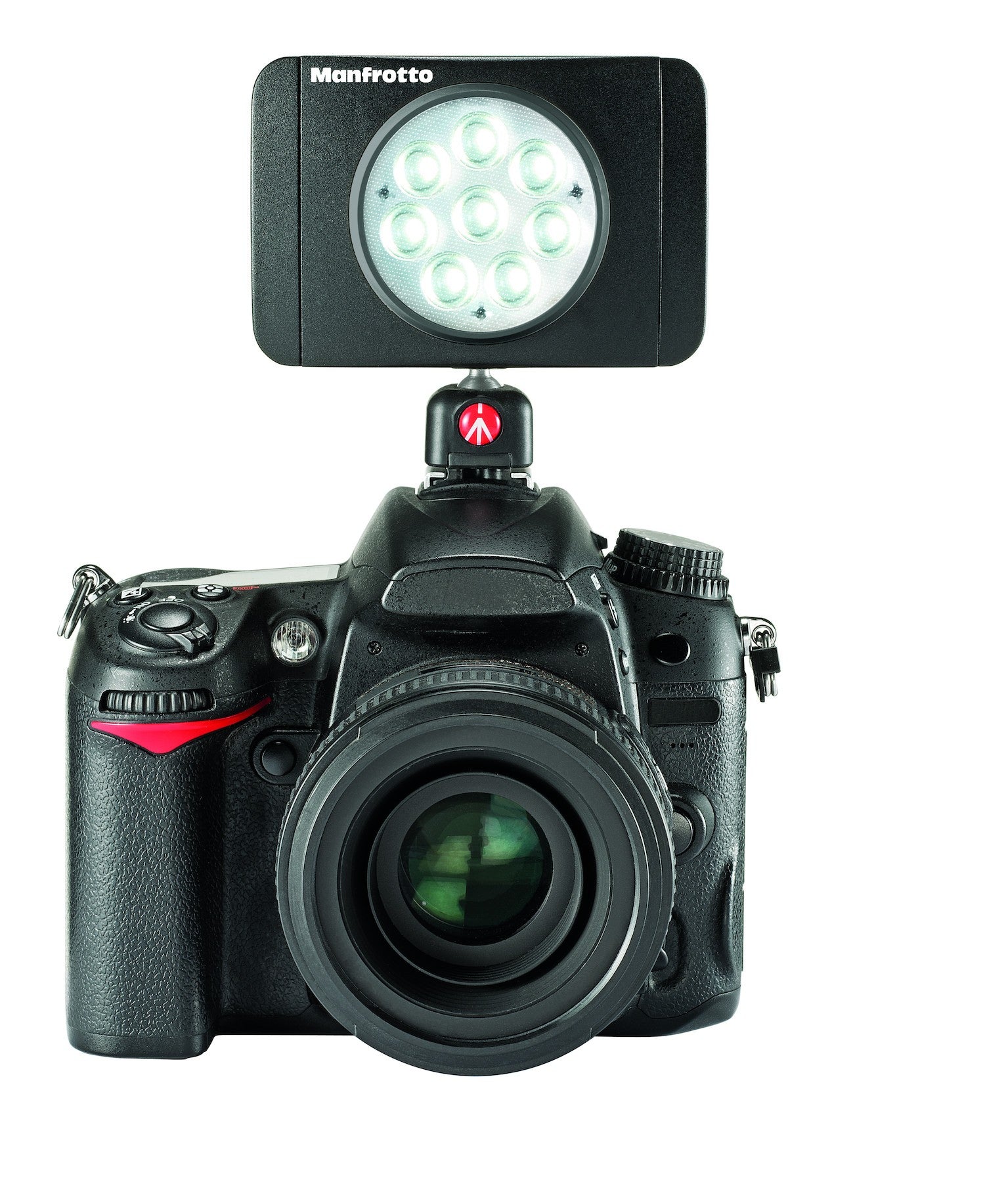 Manfrotto MLUMIEMU-BK LED Light Lumimuse 8 LED, Black, Snap-fit Filter Mount