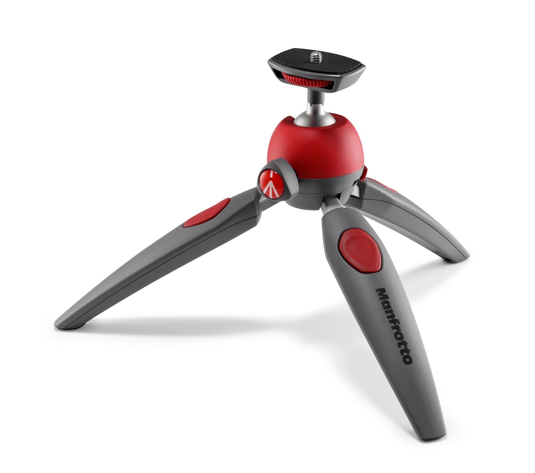 Manfrotto MTPIXIEVO-RD 2-Section Mini Tripod, Red, Light and Compact