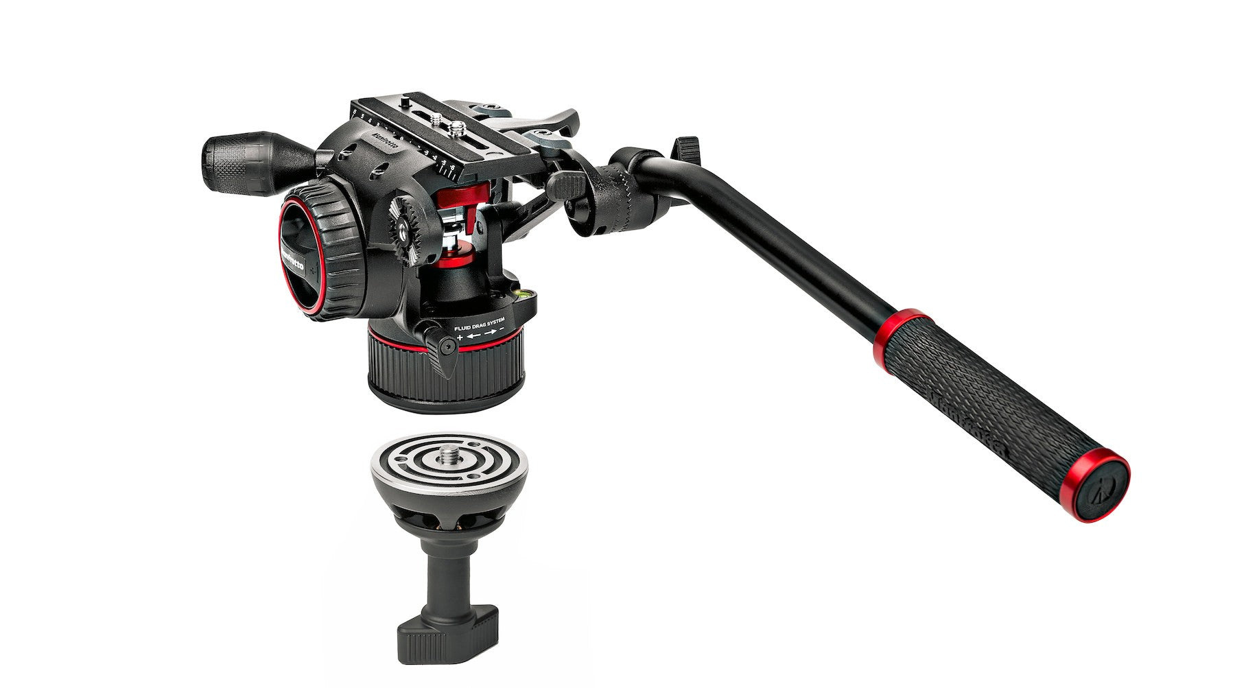 Manfrotto MVKN8CUS Nitrotech N8 video head w/ CF Single Legs Tripod