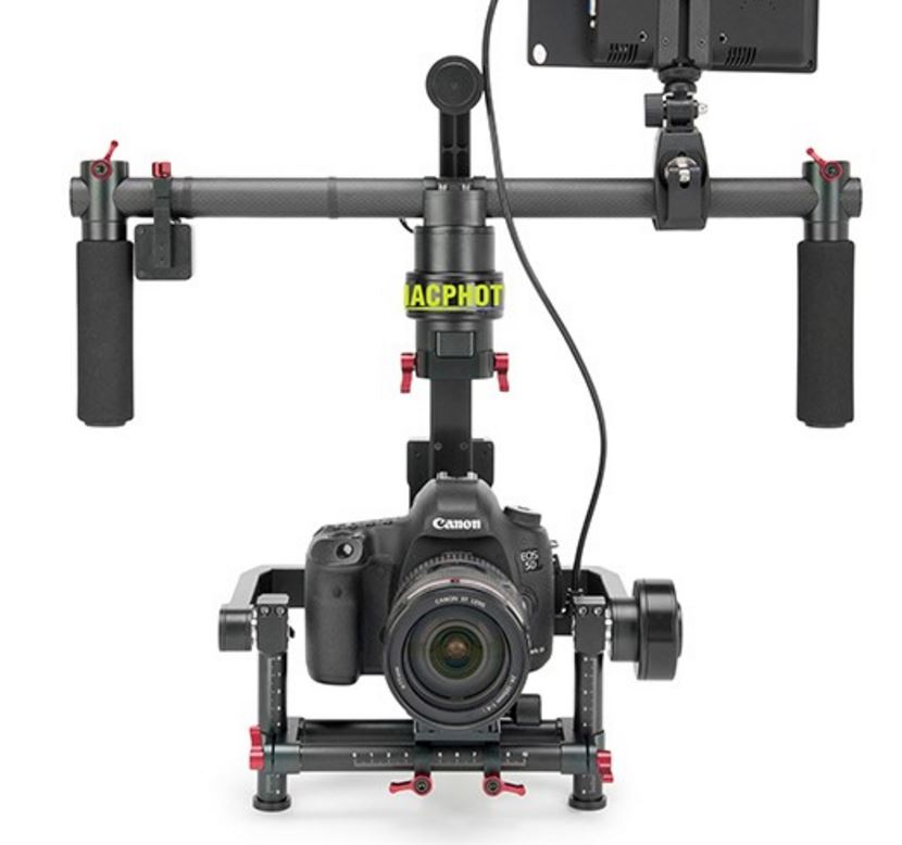 Macphoto 3-axis DSLR gimbal with 32 bit processor double sensor Stabilizer for DSLR