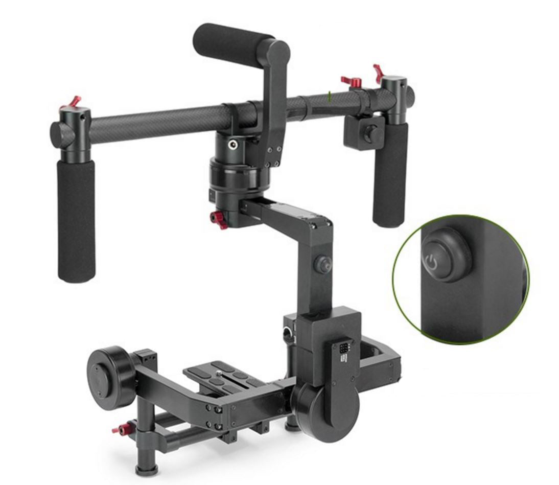 Macphoto 3-axis DSLR gimbal with 32 bit processor double sensor Stabilizer for DSLR