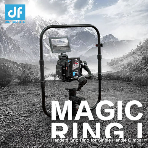 DigitalFoto MAGIC RING I Handheld Gimbal Ring with ARRI-Style Rosette Adapter for Zhiyun CRANE 3S