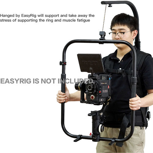 DigitalFoto MAGIC RING I Handheld Gimbal Ring with ARRI-Style Rosette Adapter for Zhiyun CRANE 3S