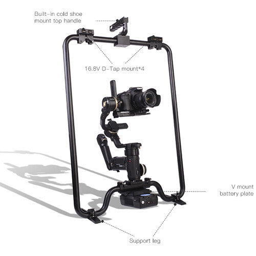 DigitalFoto Magic Ring IIS with Power Pass-Through &amp; Handgrips for Gimbals