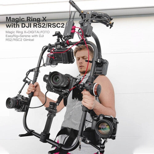 DigitalFoto Magic Ring X with ARRI Gear Adapter for RONIN S/RONIN SC/RS2/RSC2 Moza Air 2 Gimbal