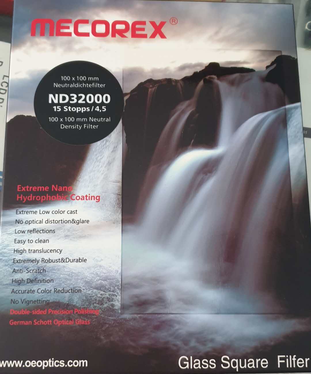 Meco FILTERS XPRO 100MM*100MM ND FILTER (ND32000 / 15 stops)