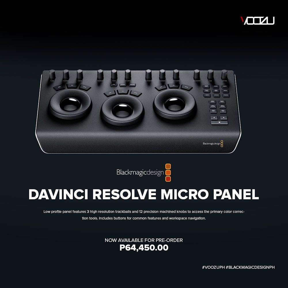 Blackmagic Design DaVinci Resolve Micro Panel with DaVinci Resolve Studio