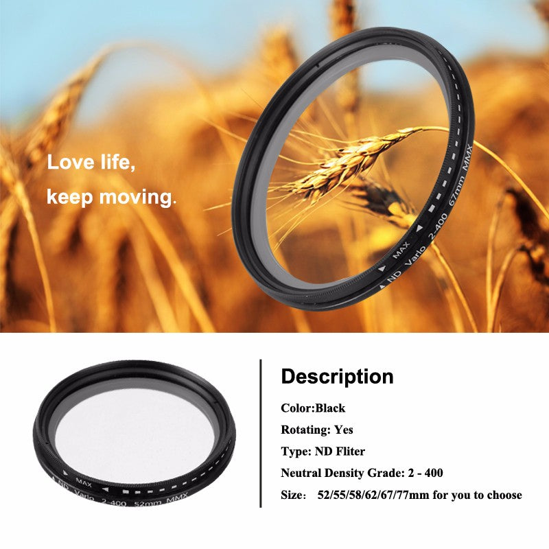 Apex ND Variable Filter ND2 - ND400