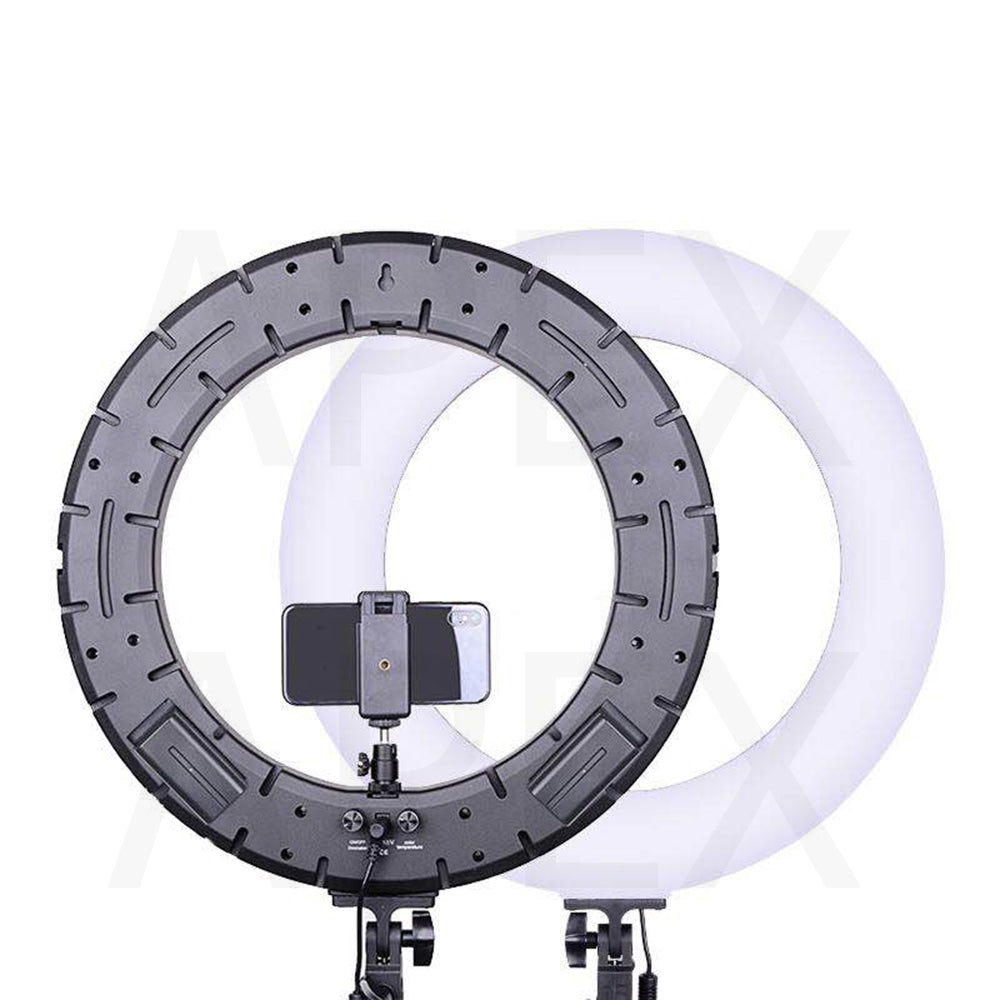 ALL NEW APEX 18INCH BICOLOR DIMMABLE LED RINGLIGHT ULTIMATE PACKAGE