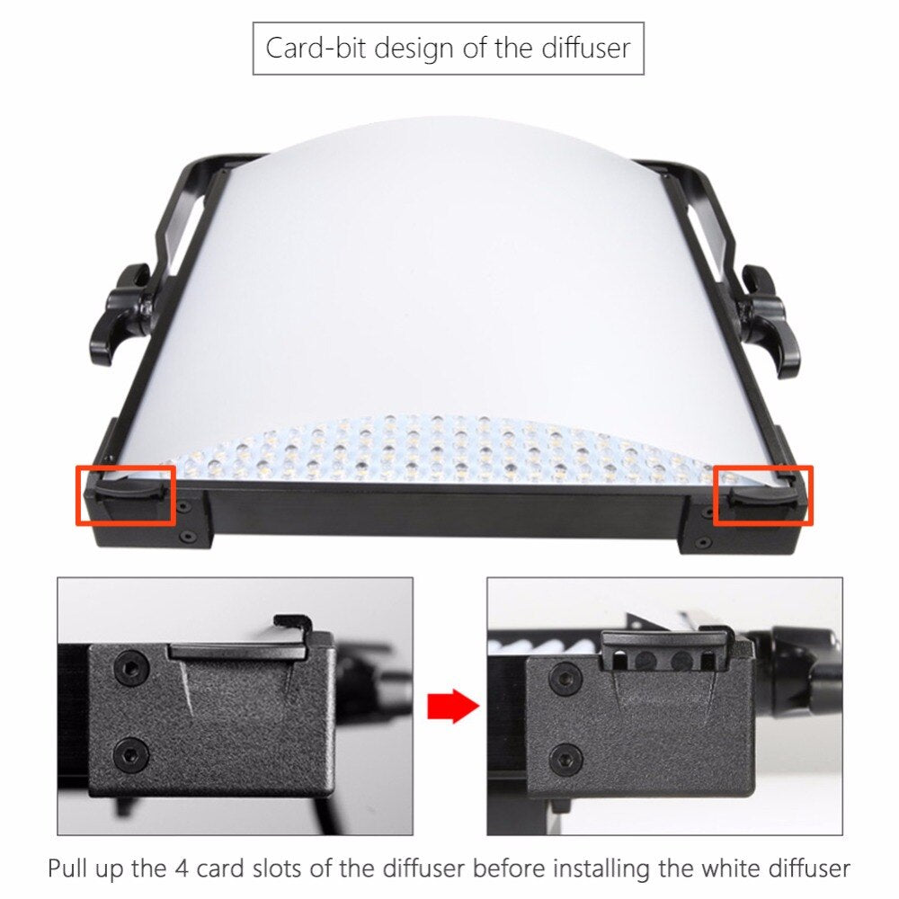 Pixel P45C LED Video Light Adjustable Color Temperature 3000K-8000K LCD Display