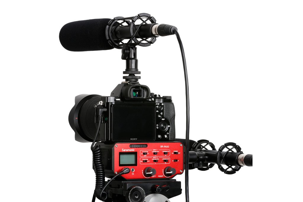 Saramonic SR-PAX2 - Universal Audio Adapter for DSLR Cameras