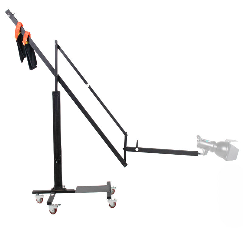 APEX Professional Studio Overhead Boom Stand with Wheels (10kg Capacity)