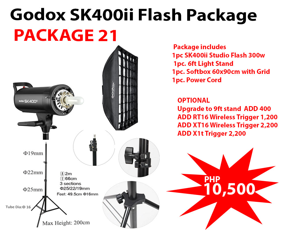 Godox SK400ii Flash Package (Package 21)