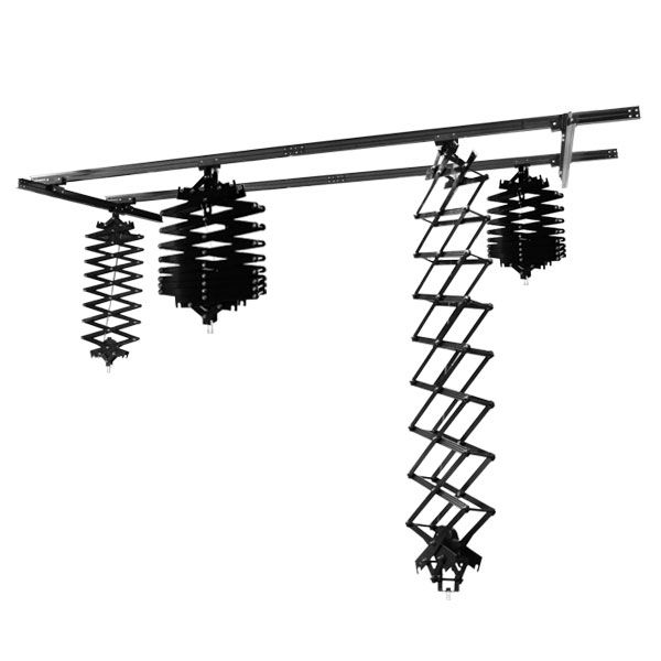 APEX 4 Rail Ceiling Track System + 4pc x 2.0m Pantographs